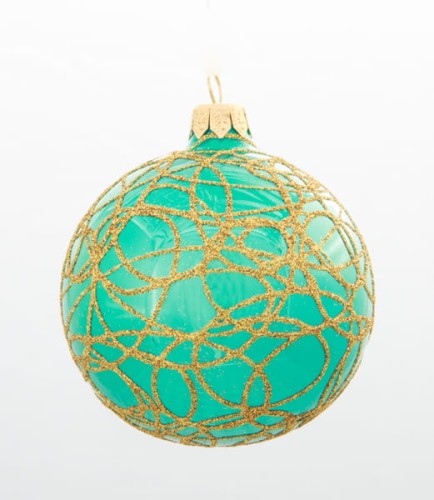 złoty splot na turkusowym 8 cm.jpg